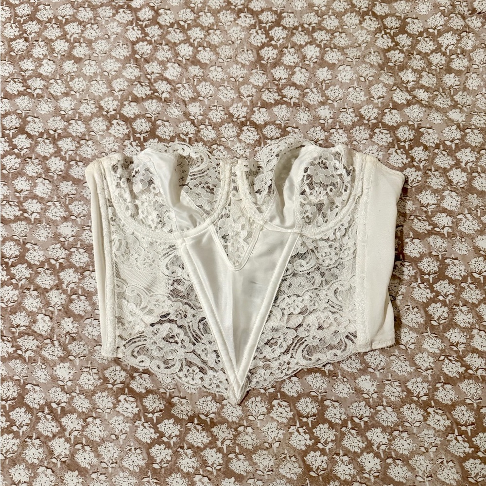Christian Dior Intimates Vintage Bustier Corset Size 36C